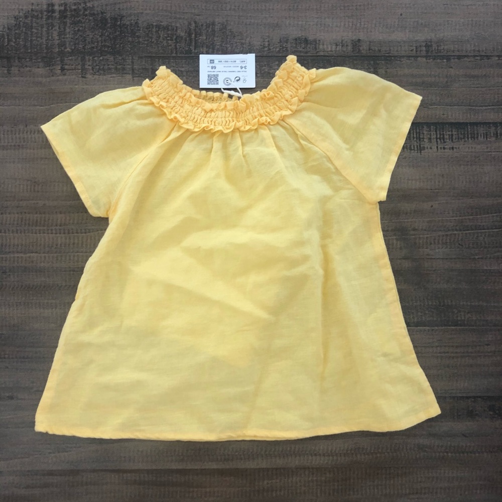 ZARA BABY Linen Blouse
